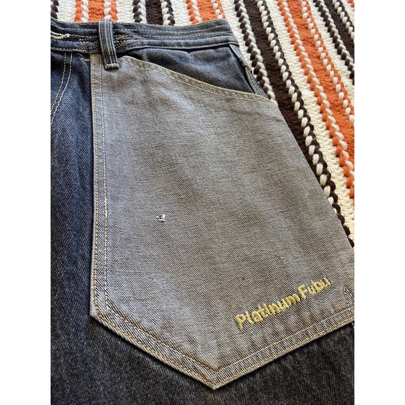 Vintage Platinum FUBU Fat Albert And The Junkyard Gang Denim Mens Pants 30x32 - Picture 5 of 10